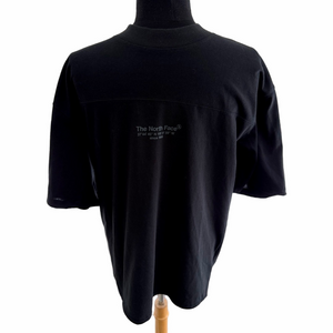 The North Face Black Short Sleeve T Shirt Small Half Dome Coordinates GPS NWOT